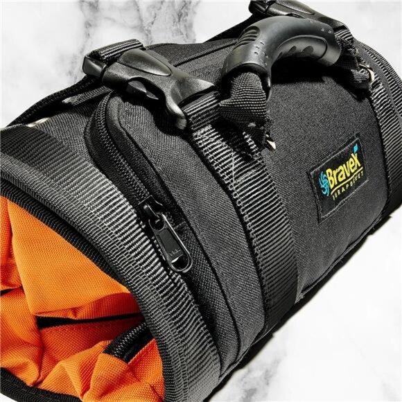 Tool Roll Tool Bag, Ballistic Nylon 1200D Kevlar Stitches YKK Zipper Wear Resist - Picture 3 of 7